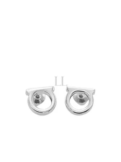 Gancini Earings Silver - SALVATORE FERRAGAMO - BALAAN 2