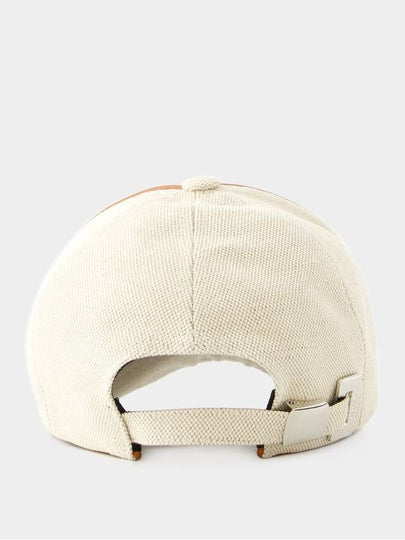 B-Army Piping Cap - Balmain - Cotton - Beige - BALMAIN - BALAAN 2