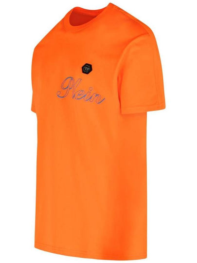 Philipp Plein Orange Cotton T-Shirt - PHILIPP PLEIN - BALAAN 2