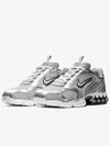 Air Zoom Spiridon Cage 2 Low Top Sneakers Metallic Silver - NIKE - BALAAN 6