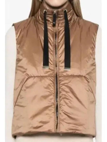 Greenvest Water Repellent Padded Vest Brown - MAX MARA - BALAAN 2