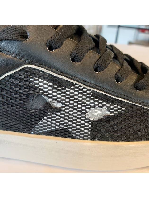 Stardan Suede Nappa Low Top Sneakers Black Silver - GOLDEN GOOSE - BALAAN 7