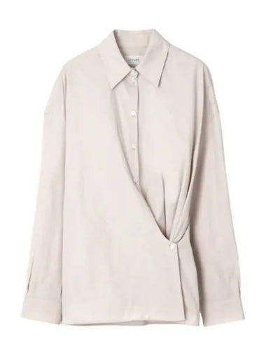 straight collar twisted shirt - LEMAIRE - BALAAN 1