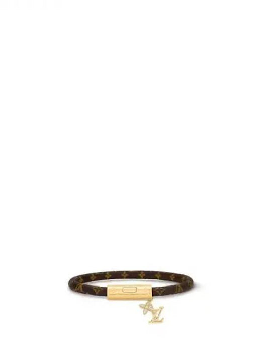 LV Push Monogram Bracelet Brown - LOUIS VUITTON - BALAAN 2