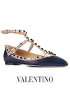 Women's Rockstud Flat Marine - VALENTINO - BALAAN 2