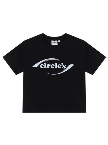 Circles New Logo Crop Tee Black - BYL - BALAAN 1