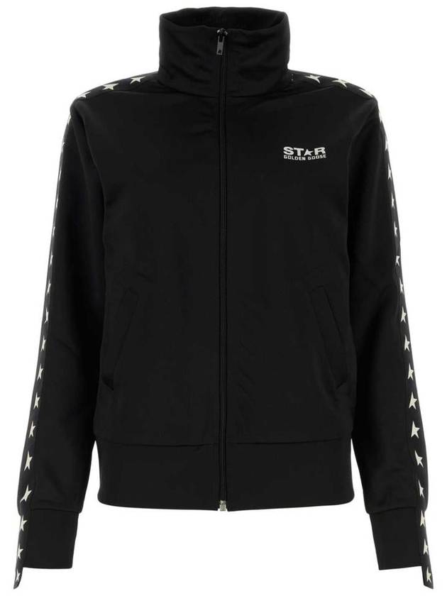 Star Logo Track Jacket Black - GOLDEN GOOSE - BALAAN 2