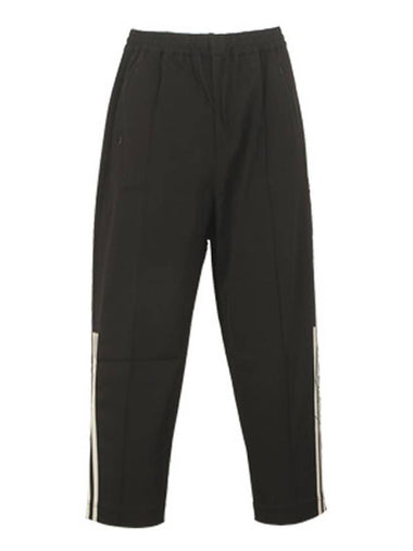 Y3 19FW FJ0450 Wool Satin Wide Pants Black Men’s Pants TR - Y-3 - BALAAN 1