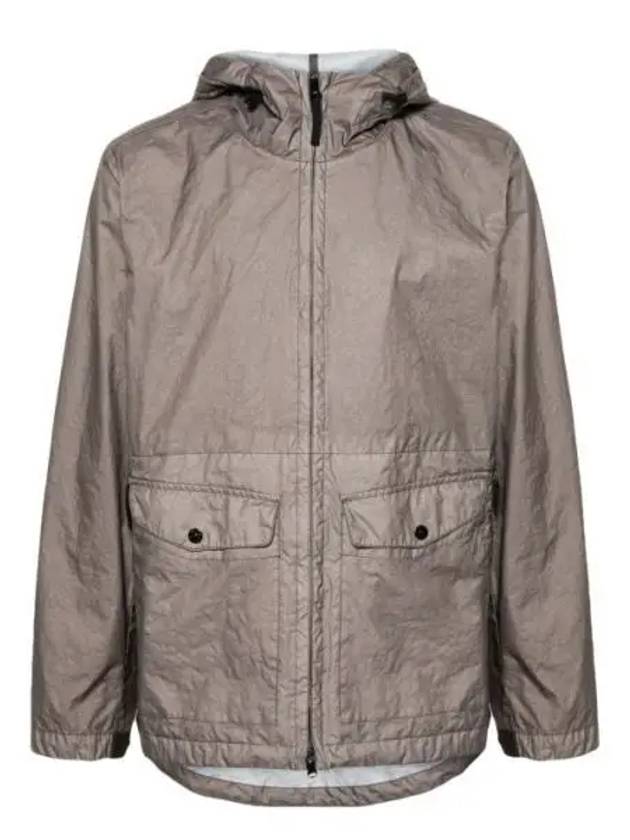 Membrana 3L TC Hooded Jacket Brown - STONE ISLAND - BALAAN 2