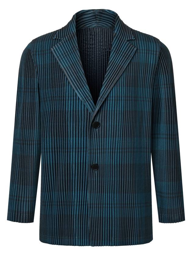 Men s tailored pleated jacket dark green - MONPLISSE - BALAAN 1