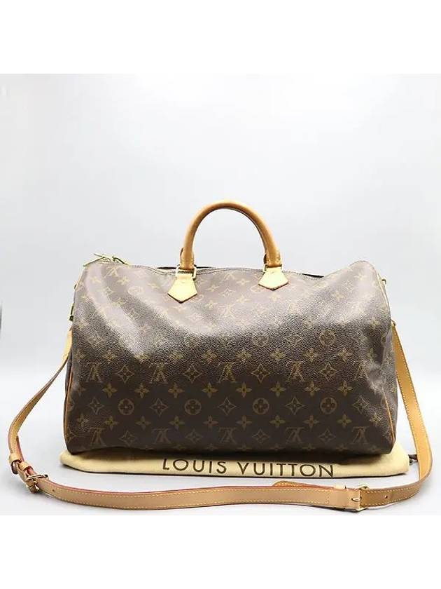 M40393 Monogram Canvas Bandouli re Speedy 40 Tote Bag Shoulder Strap 2WAY - LOUIS VUITTON - BALAAN 1