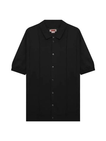 23 HORATIO KNIT POLO BRMAG0146BKNT1 100 short sleeve polo knit - BARACUTA - BALAAN 1