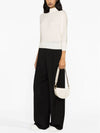 Talea Virgin Wool Knit Top White - MAX MARA - BALAAN 3