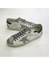 Superstar Green Heel Tab Leather Sneakers White - GOLDEN GOOSE - BALAAN 2