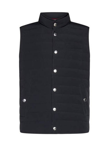 Quilting Nylon Down Vest Black - BRUNELLO CUCINELLI - BALAAN 1