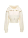 La Maille Risoul Double Collar Knit Top Offwhite - JACQUEMUS - BALAAN 2