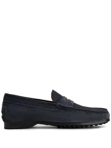 Leather Loafer Blue - TOD'S - BALAAN 1