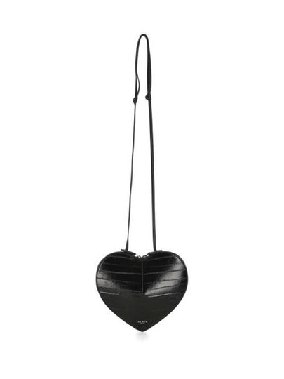 Le Coeur Heart Cross Bag Black - ALAIA - BALAAN 2