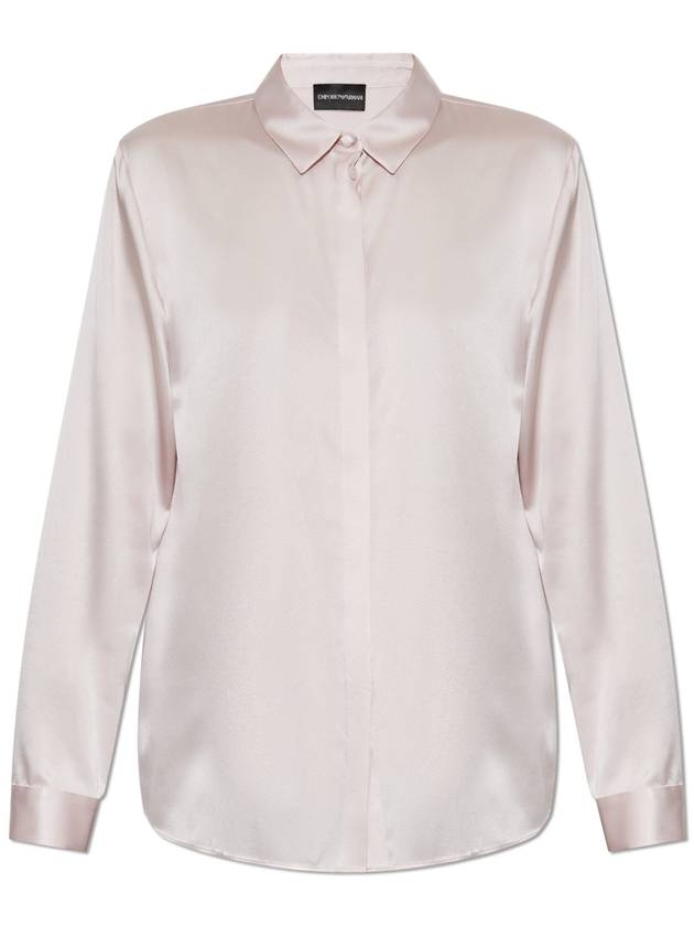 Emporio Armani Silk Shirt., Women's, Pink - EMPORIO ARMANI - BALAAN 1