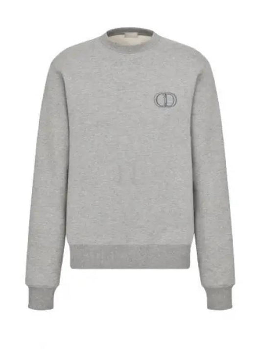 CD Icon Cotton Sweatshirt Grey - DIOR - BALAAN 2