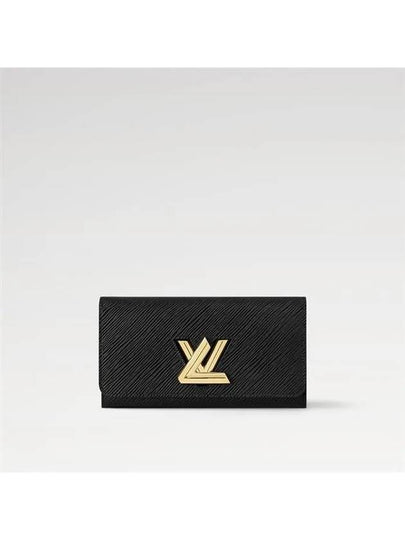 Epi Grain Twist Long Wallet Black - LOUIS VUITTON - BALAAN 2