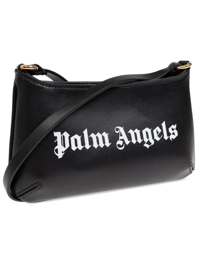 Palm Angels Shoulder Bag With Logo, Women's, Black - PALM ANGELS - BALAAN 4