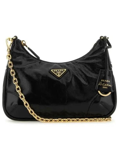 Re-Edition 2005 Leather Shoulder Bag Black - PRADA - BALAAN 2