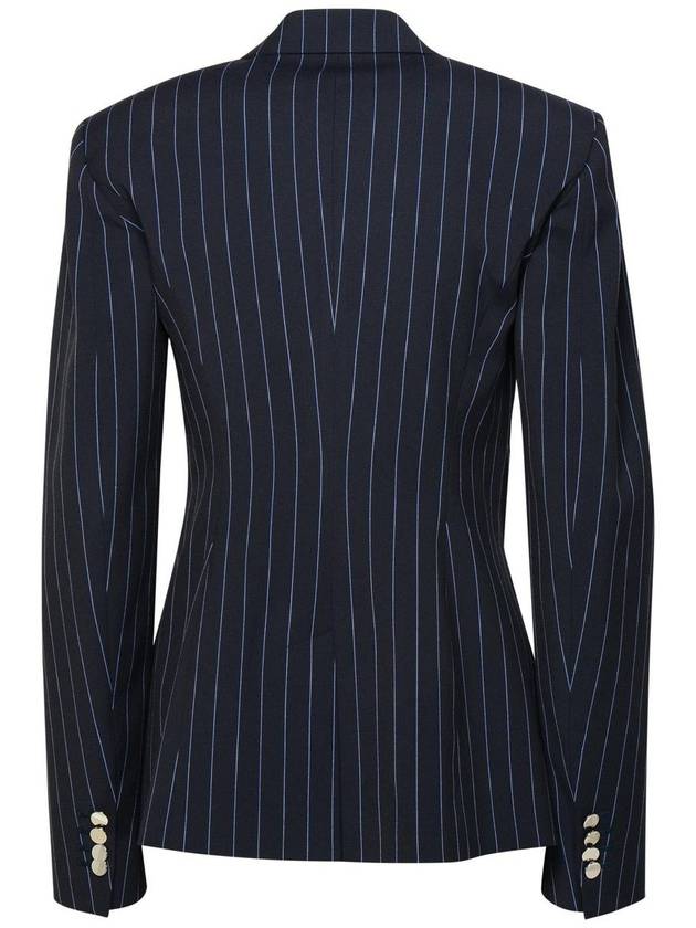 The Attico Midnight Blue Polyester Blend Blazer - THE ATTICO - BALAAN 3