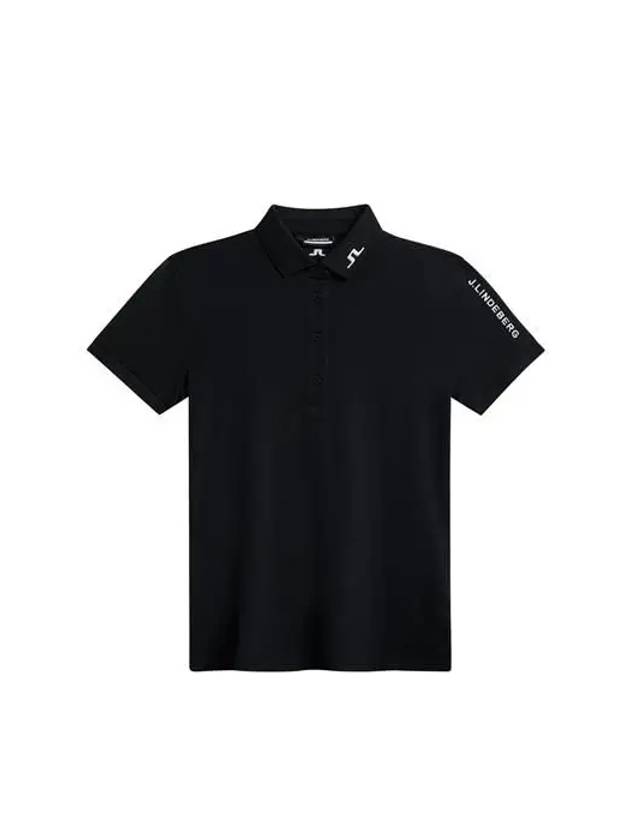 Women's Tour Tech Golf Polo Black - J.LINDEBERG - BALAAN 2