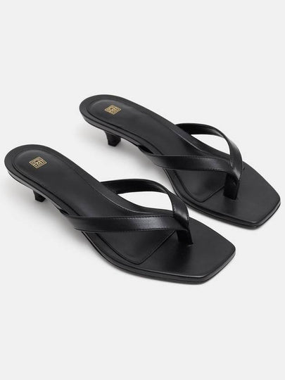 Leather Heeled Flip Flops - TOTEME - BALAAN 2