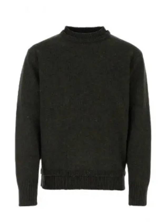 Back Stitch Elbow Patch Knit Top Charcoal - MAISON MARGIELA - BALAAN 2