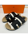 Shearling chypre sandals black H212890ZH - HERMES - BALAAN 3