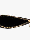 Cassandra Matelasse Leather Card Wallet Black - SAINT LAURENT - BALAAN 4