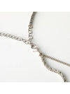 Embossed Numeric Necklace Silver - MAISON MARGIELA - BALAAN 4