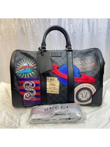 474131 Canvas Carry On Embroidered Duffel Bag Travel - GUCCI - BALAAN 1