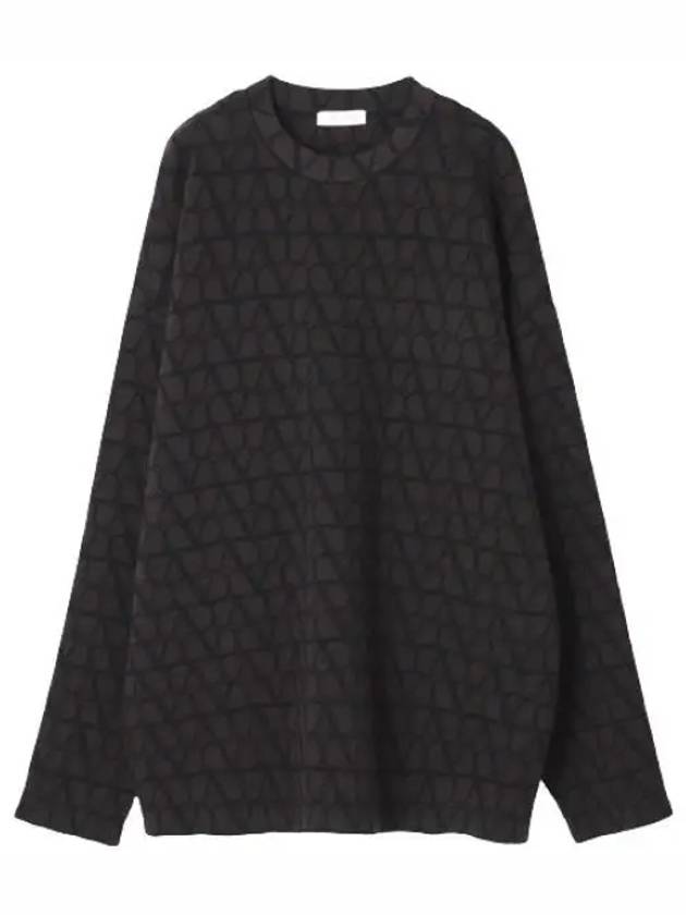 Toile Iconographe Wool Crew Neck Knit Top Brown - VALENTINO - BALAAN 2