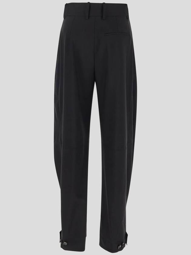 Wool Wide Pants Black - BOTTEGA VENETA - BALAAN 1