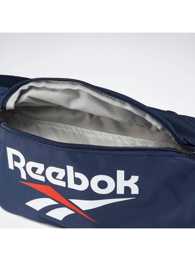 Retro Logo Belt Bag Navy - REEBOK - BALAAN.