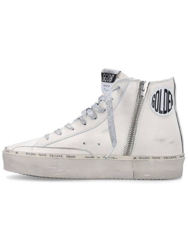 Women s Francie Leather High Top Sneakers White - GOLDEN GOOSE - BALAAN 4