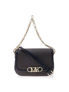 Parker Medium Logo Shoulder Bag Black Brown - MICHAEL KORS - BALAAN 2