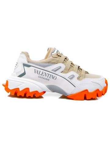 Climbers Low Top Sneakers White - VALENTINO - BALAAN 1