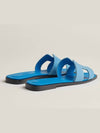 Oran Sandals Suede Blue Cameo Women s H221208Z - HERMES - BALAAN 4