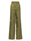 Re-Nylon Trousers Straight Pants Green - PRADA - BALAAN 7