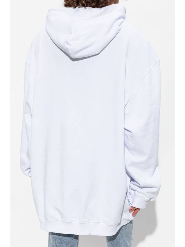 Versace Jeans Couture Oversize Hoodie, Women's, White - VERSACE - BALAAN 4