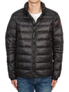 Crofton Quilting Down Padding Jacket Carbon - CANADA GOOSE - BALAAN 3