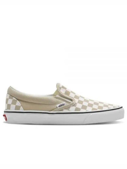 Checkerboard French Slip On Oak - VANS - BALAAN 2