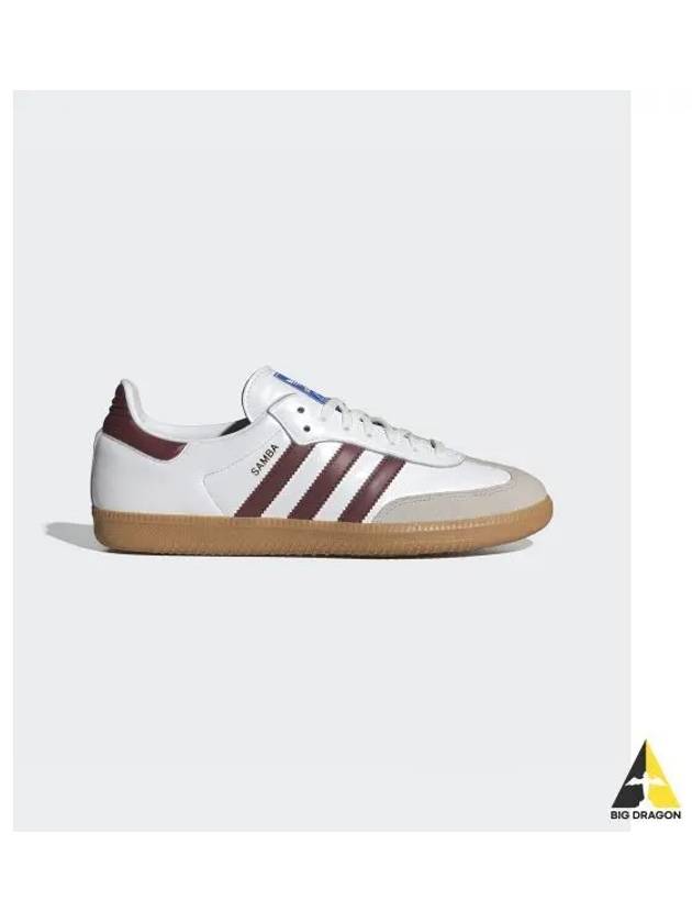 Samba OG Leather Low Top Sneakers Cloud White - ADIDAS - BALAAN 2