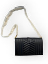 Cassandre Monogram Chain Cross Bag Black - SAINT LAURENT - BALAAN 4