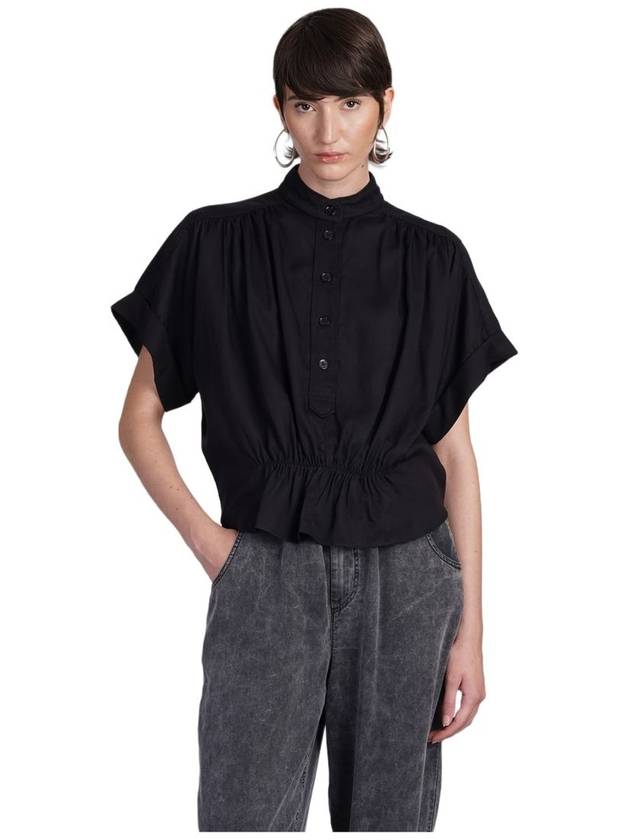 Viviana Blouse Black - ISABEL MARANT - BALAAN 2