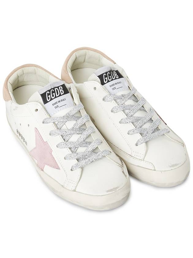 Superstar Low Top Sneakers White Pink - GOLDEN GOOSE - BALAAN 4